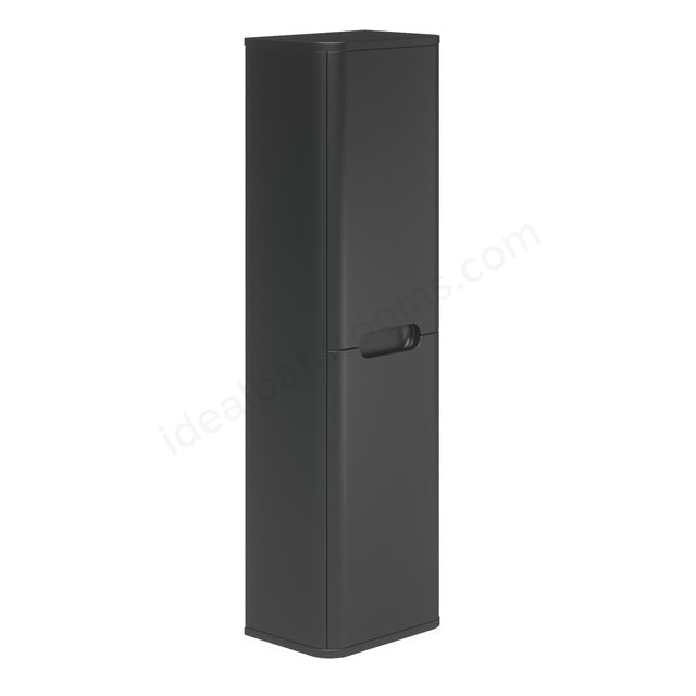 Oakham Colorado Wall Hung Vanity Storage Unit - 350mm - Graphite Grey - TAP 'N' SHOWER