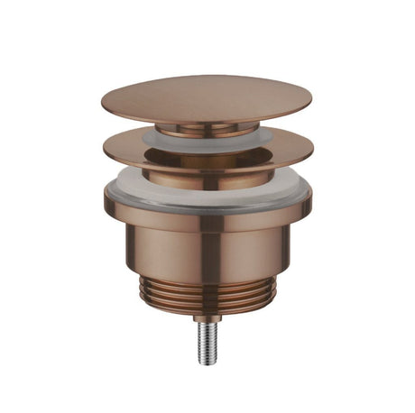 JTP VOS Universal Slotted and Unslotted Basin Waste - Brushed Bronze - 21709SUNBRZ - TAP 'N' SHOWER