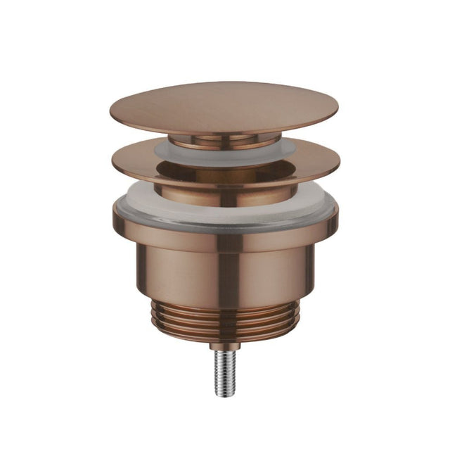 JTP VOS Universal Slotted and Unslotted Basin Waste - Brushed Bronze - 21709SUNBRZ - TAP 'N' SHOWER