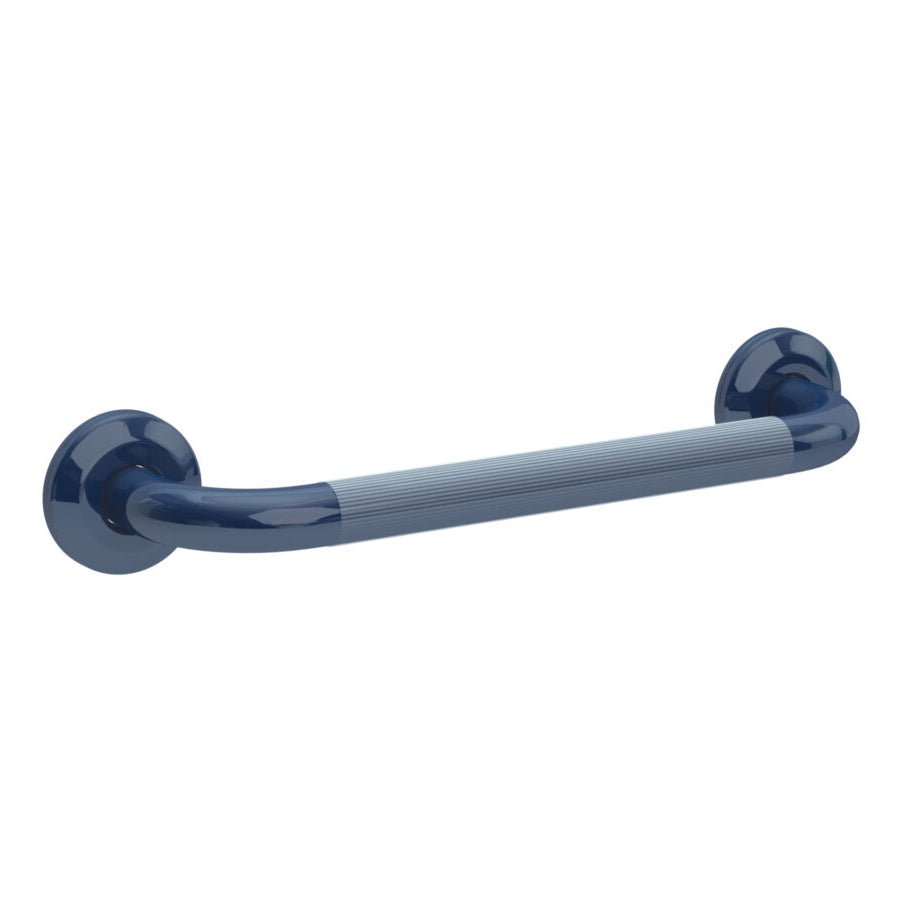 Bathex Professional Mild Steel Grab Rail 450mm - Blue - 21901 - TAP 'N' SHOWER