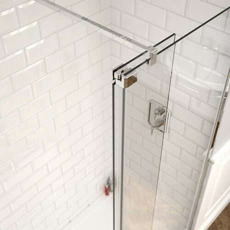 Kudos Fold Away Deflector Panel Left Hand 10mm - 10WPFADPLH - TAP 'N' SHOWER