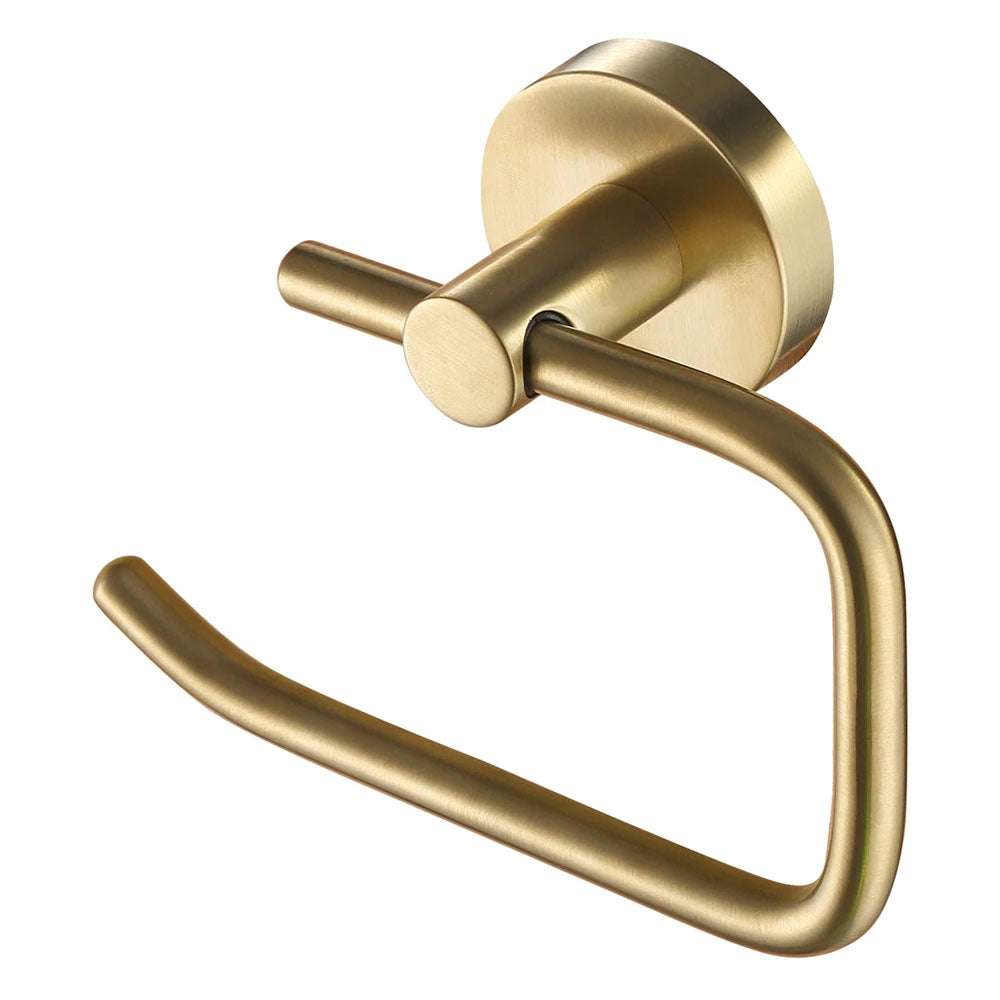 JTP Vos Brushed Brass Toilet Roll Holder - 23151BBR - TAP 'N' SHOWER
