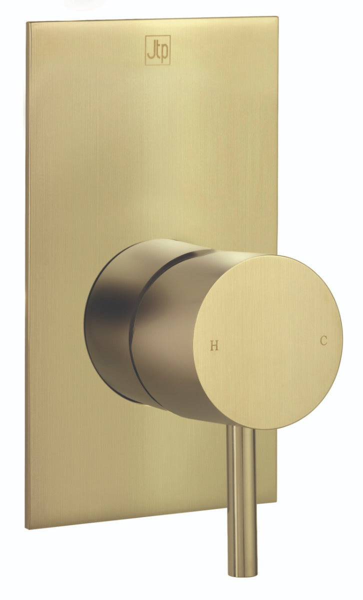 JTP VOS Single Lever Manual Valve HP1 - Brushed Brass - 23227BBR