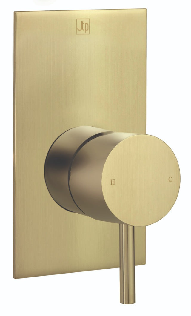 JTP VOS Single Lever Manual Valve HP1 - Brushed Brass - 23227BBR