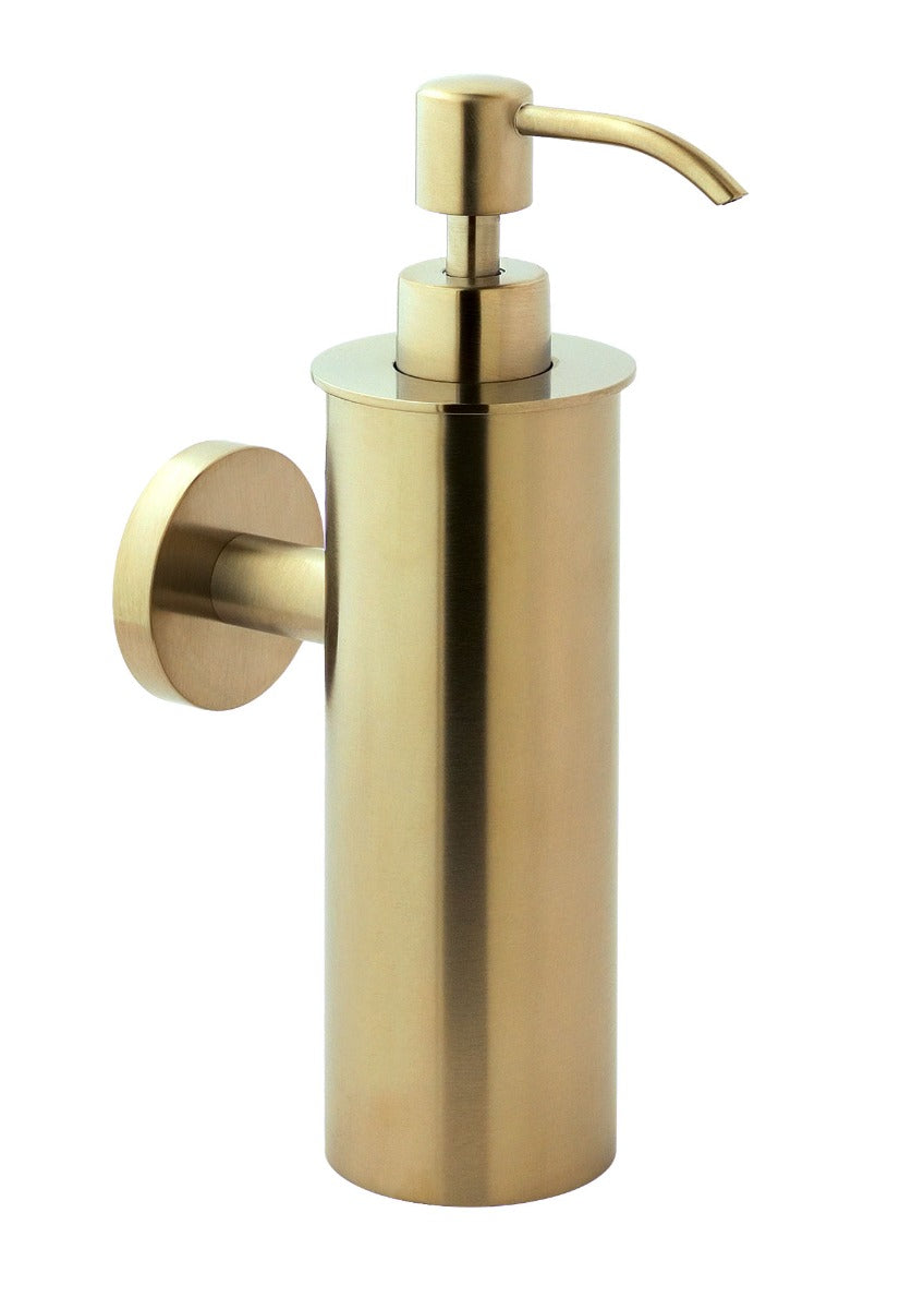 JTP VOS Soap Dispenser Wall Mounted - Brushed Brass - 23267BBR