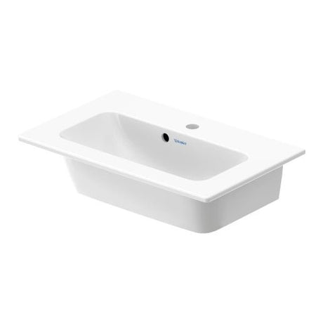Duravit Me By Starck 0 Tap Hole Compact Basin 630 X 400mm - White - 2342630060 - TAP 'N' SHOWER