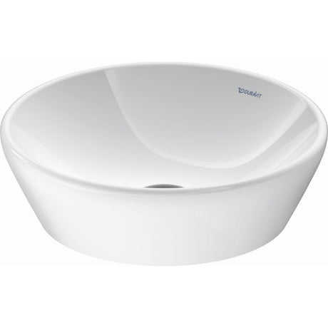 Duravit D - Neo 400mm Vessel Basin No Tap Hole - White High Gloss - 2371400070 - TAP 'N' SHOWER