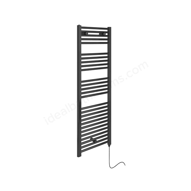 Oakham Straight Electric Towel Rail 1375 X 480 Anthracite - TAP 'N' SHOWER