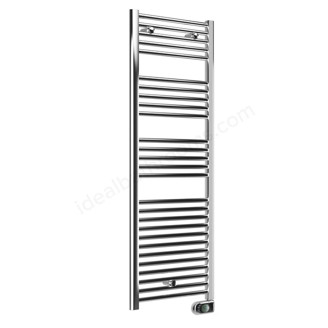 Oakham Straight Electric Towel Rail 1375mm x 480mm Chrome - TAP 'N' SHOWER