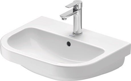 Duravit D - Code Wall Hung Basin with Overflow 550mm Wide 1 Tap Hole - White - 23985500002 - TAP 'N' SHOWER