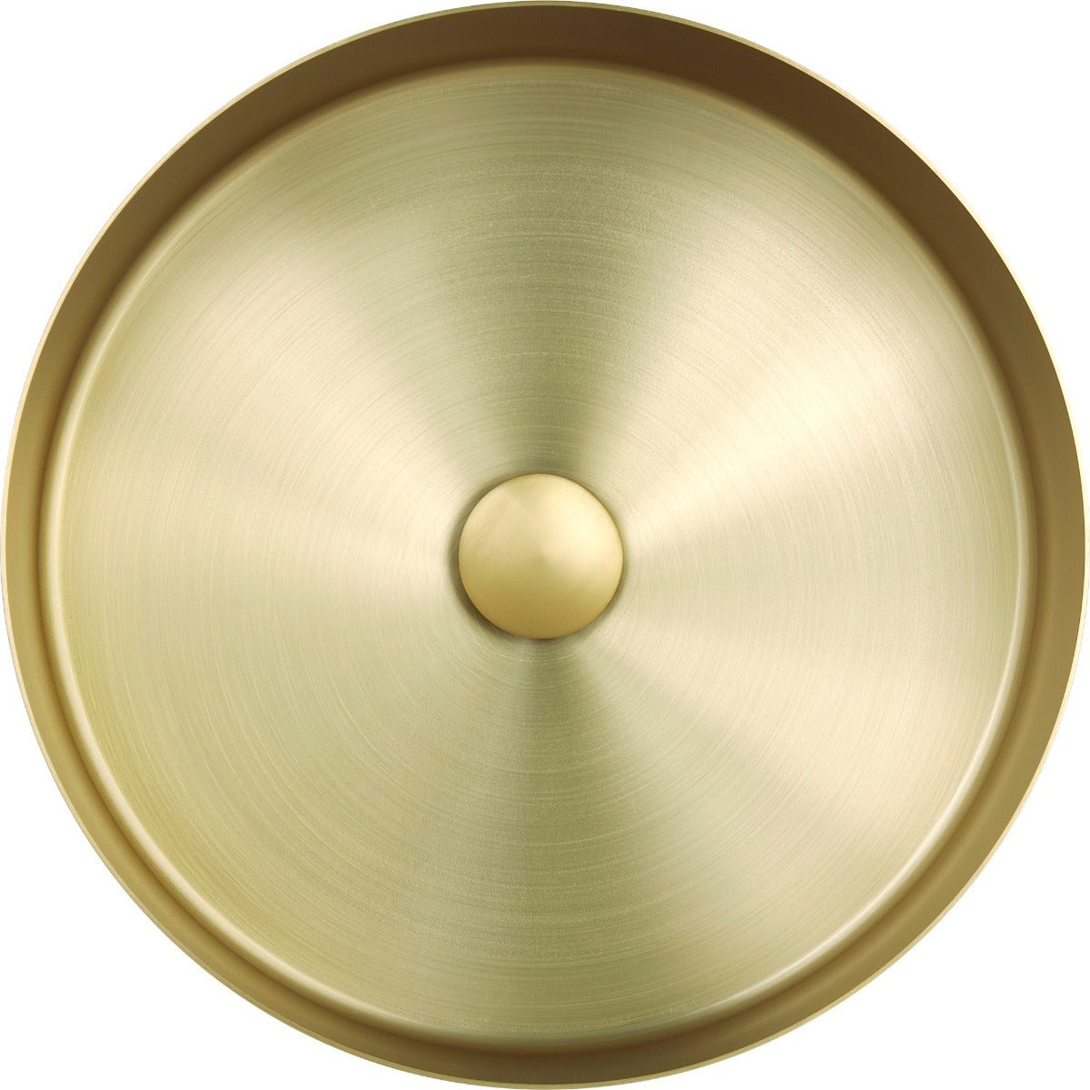 JTP VOS Grade 316 Stainless Steel Counter Top Basin - Brushed Brass - 23CTR360BBR - TAP 'N' SHOWER
