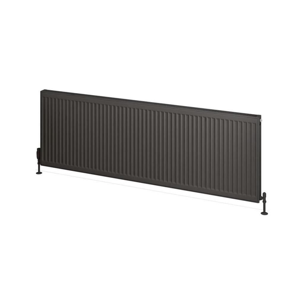 Eastbrook Type 21 Compact Panel Radiator 600mm x 1800mm - Matt Anthracite - 25.0126 - TAP 'N' SHOWER