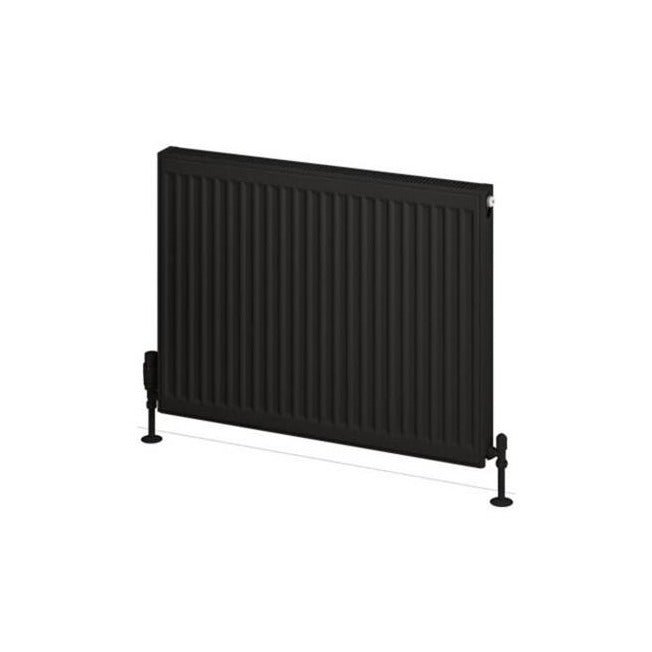 Eastbrook Type 21 6Compact Panel Radiator 00mm x 800mm - Matt Black - 25.0129 - TAP 'N' SHOWER