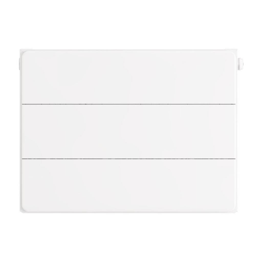 Eastbrook Flat Cover Plate With Lines 300mm x 400mm - Gloss White - 25.5068 - TAP 'N' SHOWER