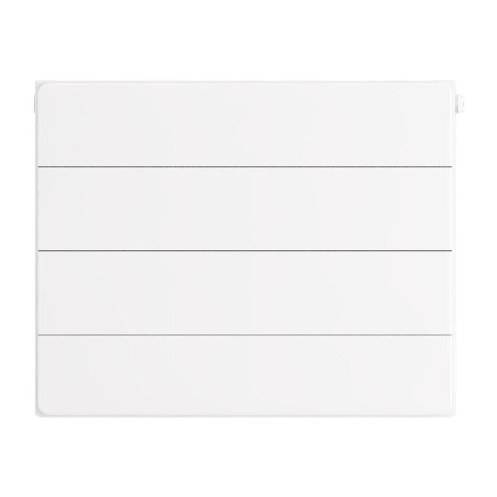 Eastbrook Flat Cover Plate With Lines 400mm x 500mm - Gloss White - 25.5078 - TAP 'N' SHOWER