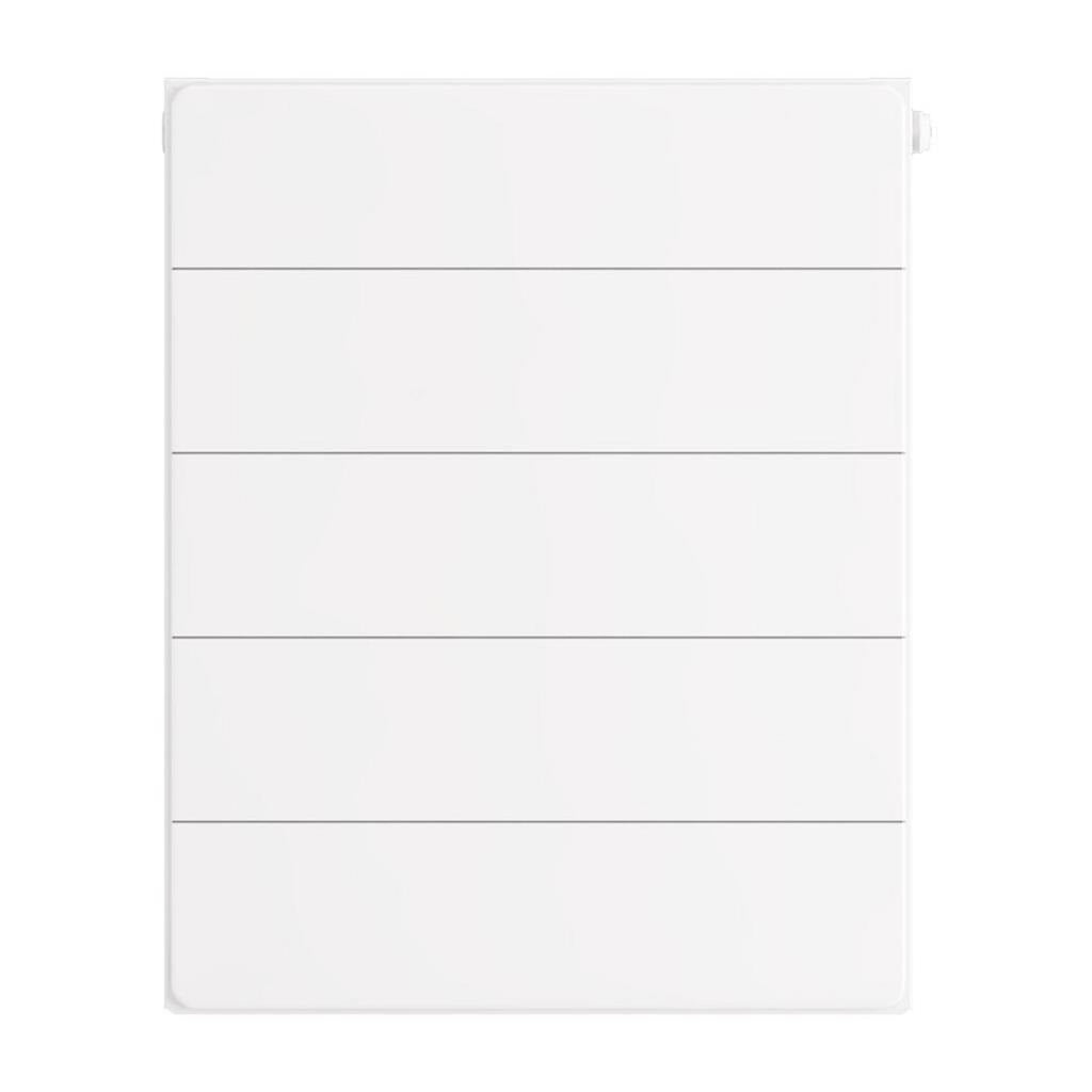 Eastbrook Flat Cover Plate With Lines 500mm x 400mm - Gloss White - 25.5090 - TAP 'N' SHOWER