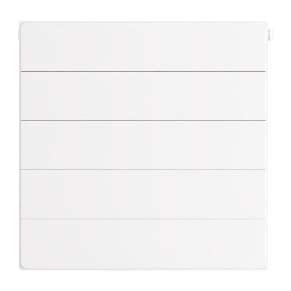Eastbrook Flat Cover Plate With Lines 500mm x 500mm - Gloss White - 25.5091 - TAP 'N' SHOWER