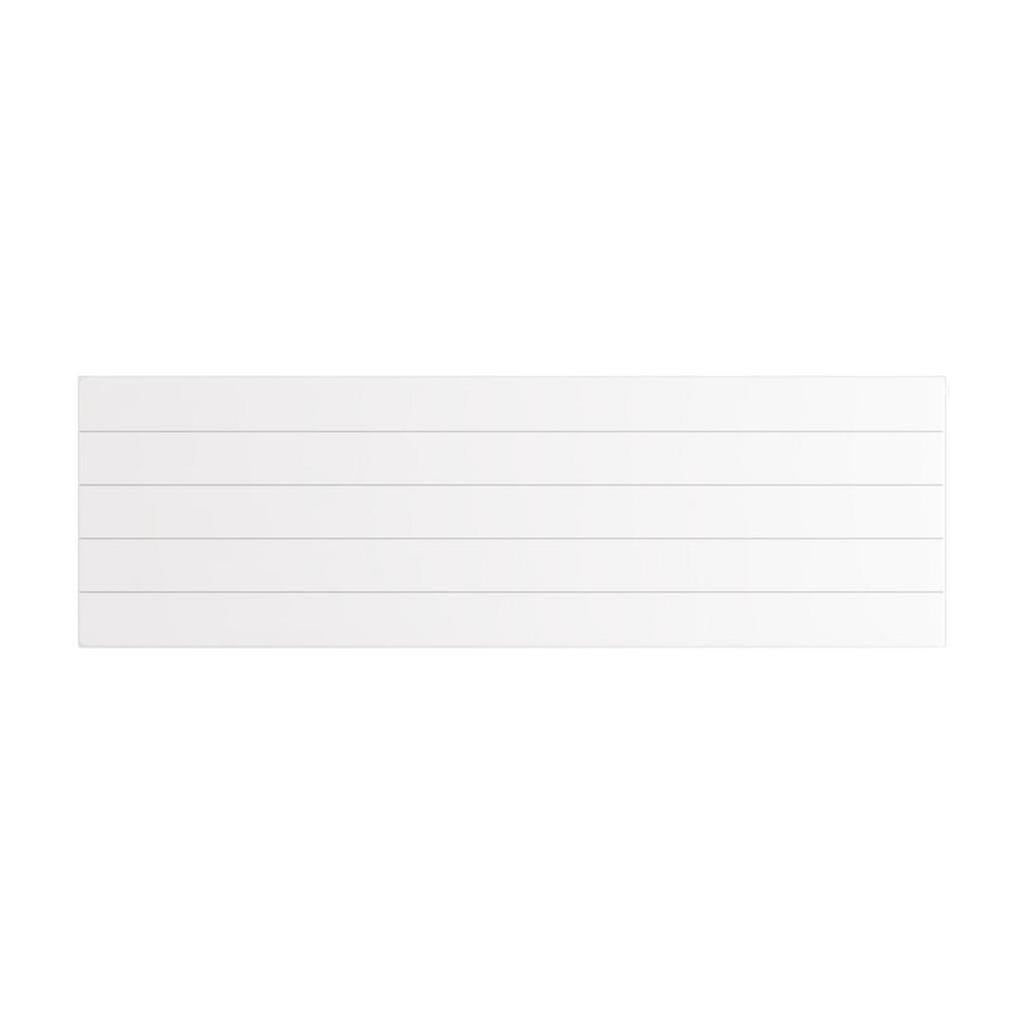 Eastbrook Flat Cover Plate With Lines 500mm x 1600mm - Gloss White - 25.5102 - TAP 'N' SHOWER