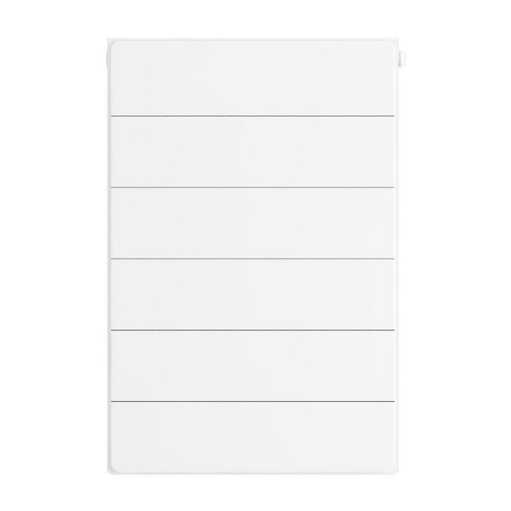 Eastbrook Flat Cover Plate With Lines 600mm x 400mm - Gloss White - 25.5105 - TAP 'N' SHOWER
