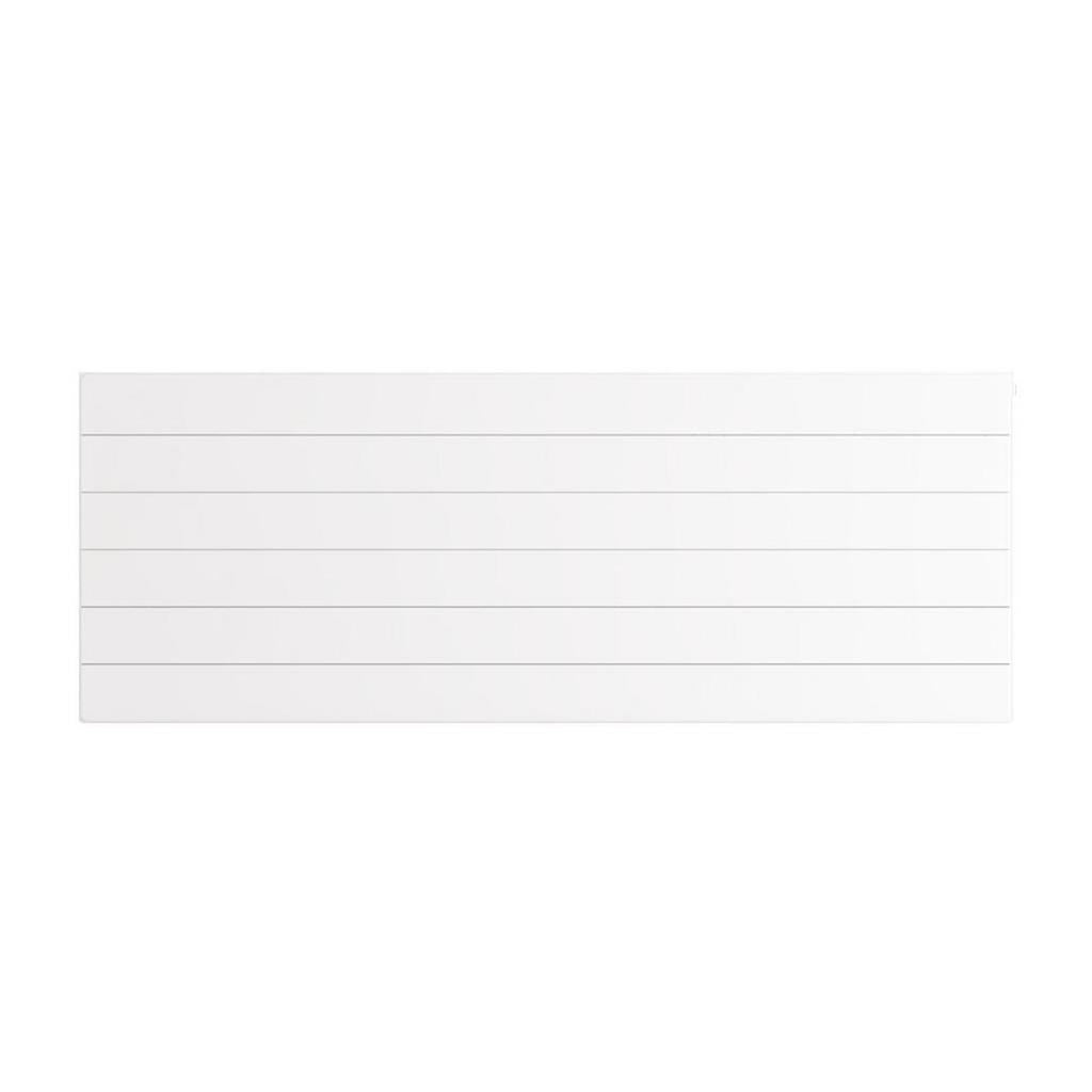 Eastbrook Flat Cover Plate With Lines 600mm x 1600mm - Gloss White - 25.5117 - TAP 'N' SHOWER