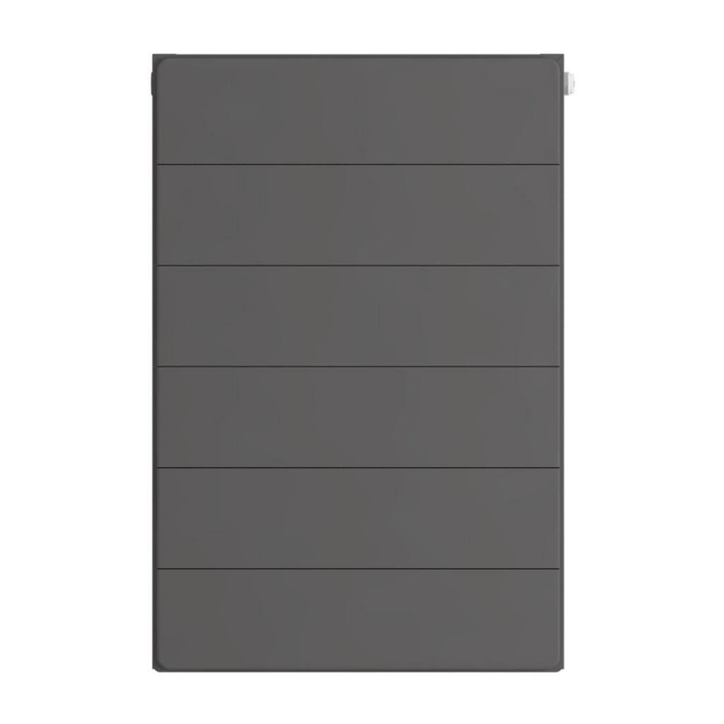 Eastbrook Flat Cover Plate With Lines 600mm x 400mm - Matt Anthracite - 25.5120 - TAP 'N' SHOWER