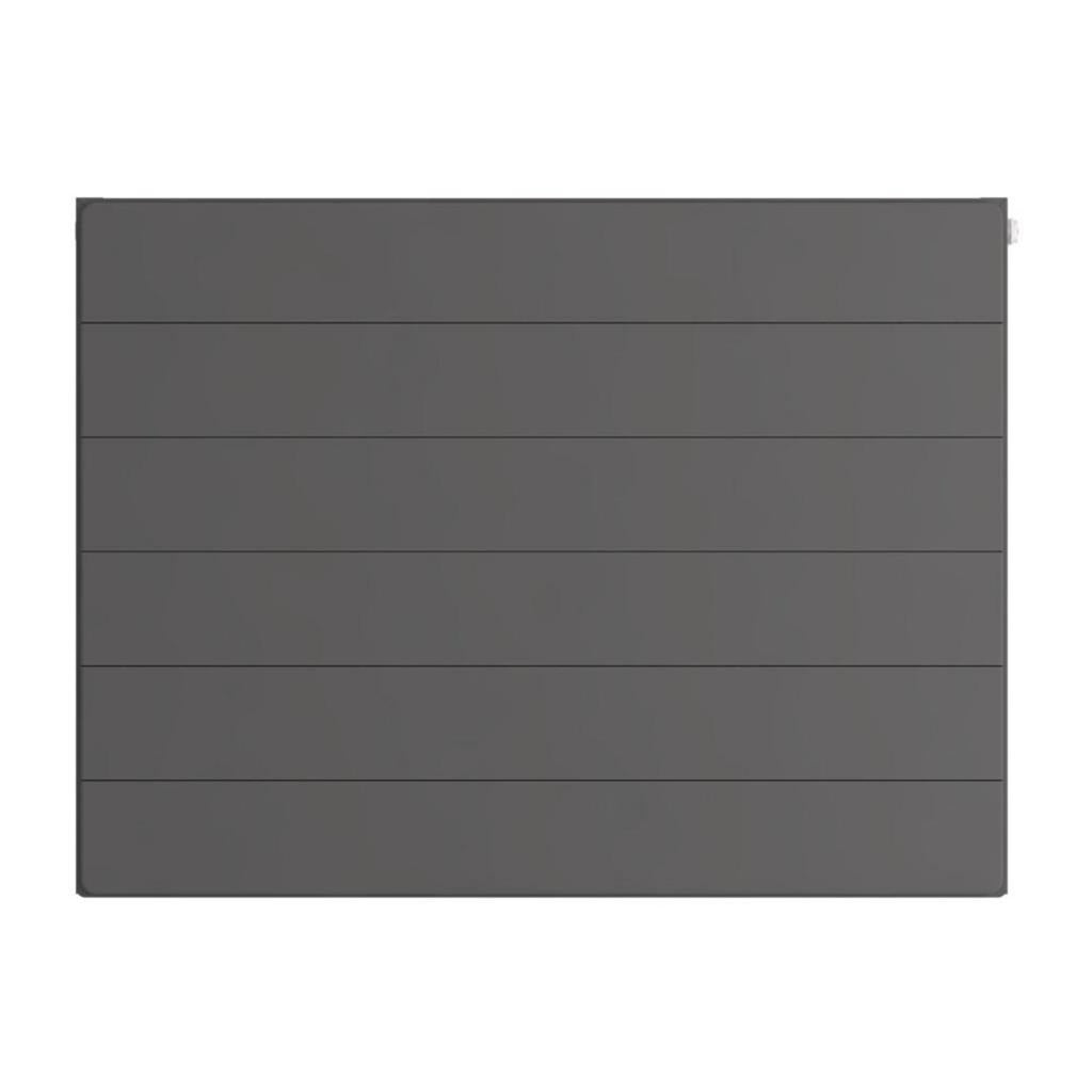 Eastbrook Flat Cover Plate With Lines 600mm x 800mm - Matt Anthracite - 25.5122 - TAP 'N' SHOWER