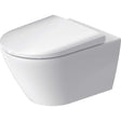 Duravit D-neo wall hung rimless satin white toilet 400x370x540mm modern design