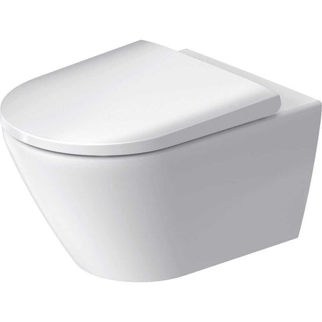 Duravit D-neo wall hung rimless satin white toilet 400x370x540mm modern design