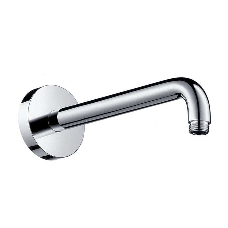 HANSGROHE SHOWER ARM 24.1 cm chrome finish durable brass wall-mounted shower arm with QuickClean technology