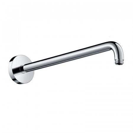 Hansgrohe Shower Arm 38.9 cm chrome finish wall-mounted curved shower pipe