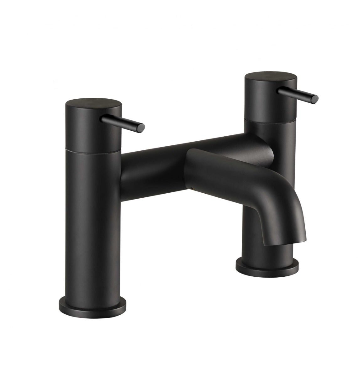 JTP VOS Pillar Mounted Bath Filler Tap - Matt Black - 28223MB - TAP 'N' SHOWER