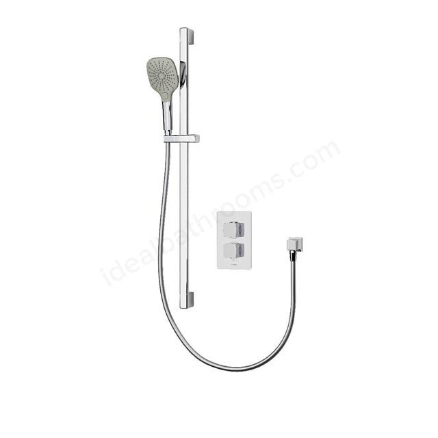 Aqualisa Dream Concealed Thermostatic Mixer Single Outlet With Adj Kit - Chrome - DRMDCV1.AD.SQR - TAP 'N' SHOWER