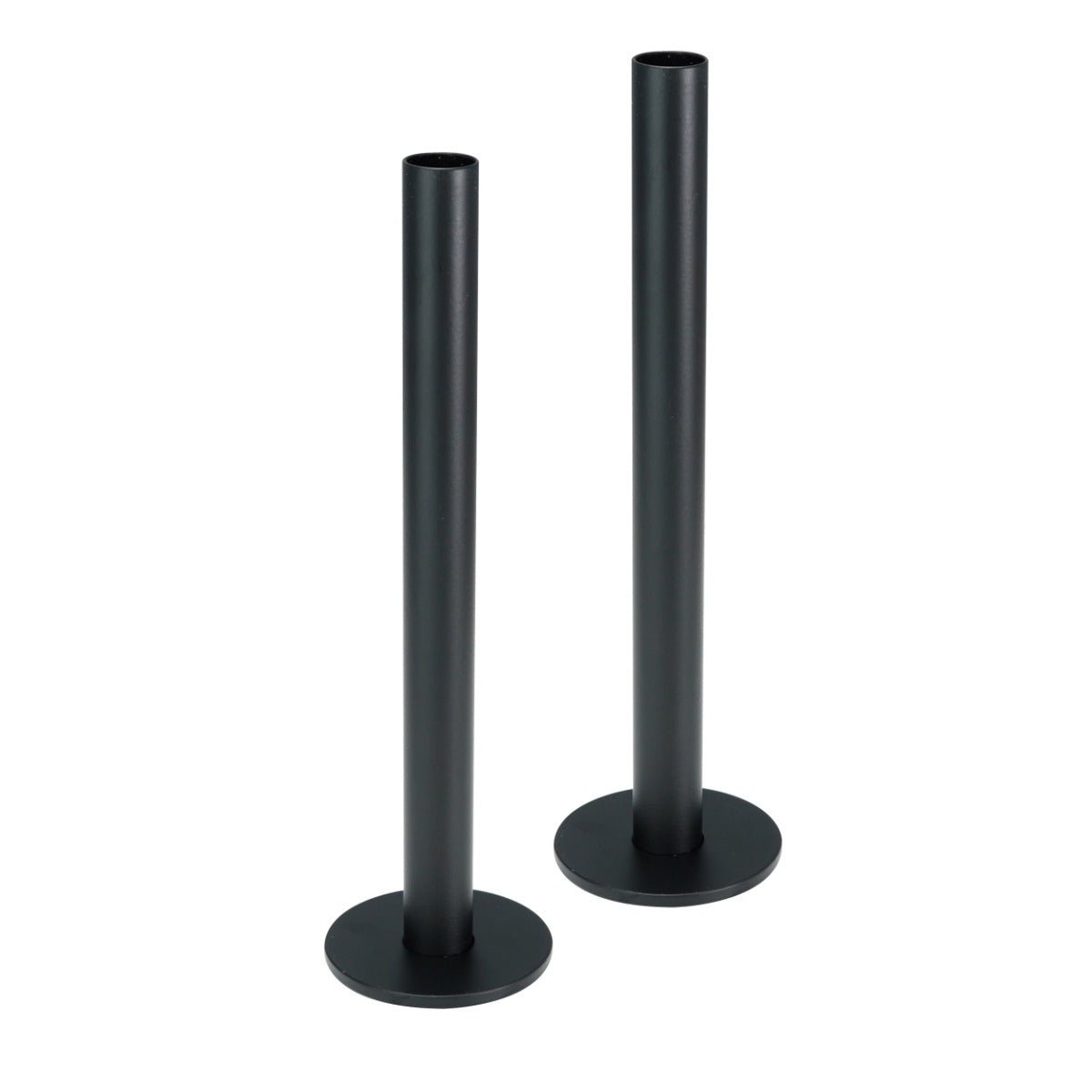 JTP Vos Set of Pipe and Flanges for Radiators Valves - Matt Black - 28PFMB - TAP 'N' SHOWER