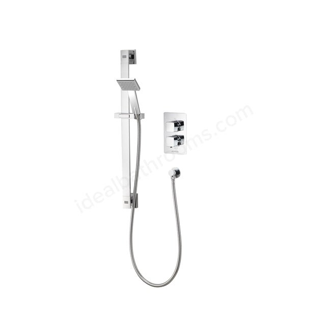 Aqualisa Aq Concealed Thermostatic Square Dials Adj Kit - Chrome - AQSQDCV1 - TAP 'N' SHOWER