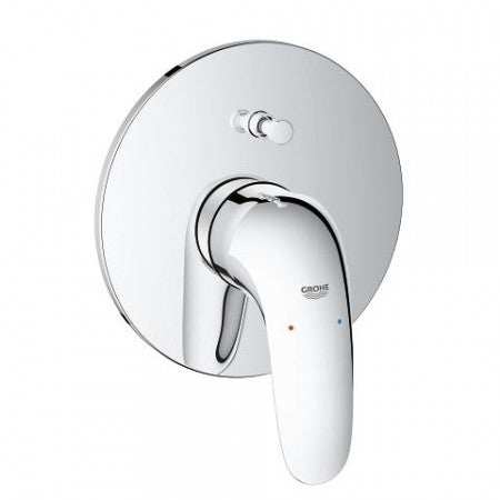 Grohe Eurostyle Solid Single - Lever Bath/Shower Mixer Trim - Chrome - 29099003 - TAP 'N' SHOWER