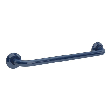 Bathex Professional Stainless Steel Grab Rail 600mm - Blue - 31262C - TAP 'N' SHOWER