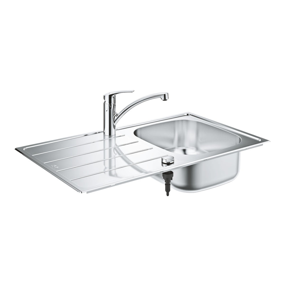 Grohe Eurosmart Kitchen Sink And Tap Bundle - Stainless Steel - 31565SD1 - TAP 'N' SHOWER