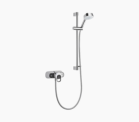 Mira Select Exposed Mixer Shower - Chrome/White - 31998W - TAP 'N' SHOWER