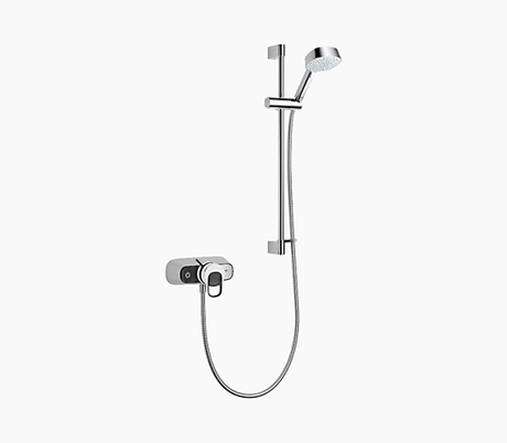 Mira Select Exposed Mixer Shower - Chrome/White - 31998W - TAP 'N' SHOWER