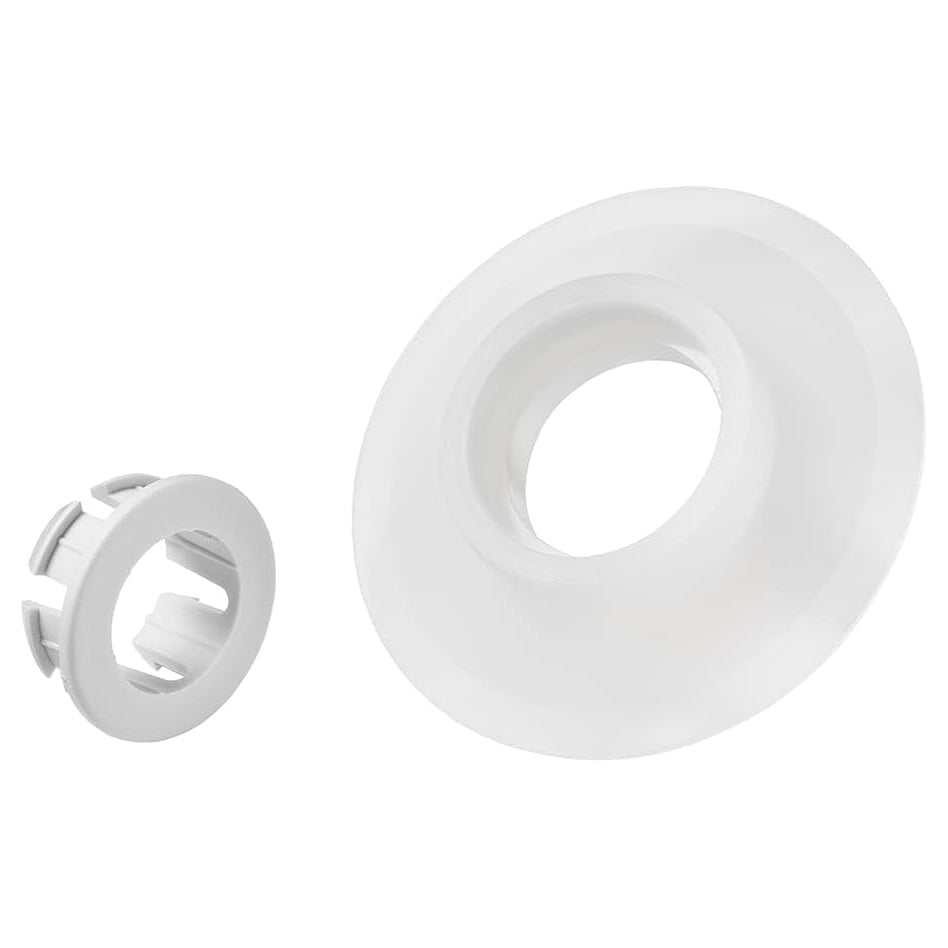 Ideal Standard Dual Flush Valve diaphragm seal and clip set in white plastic components