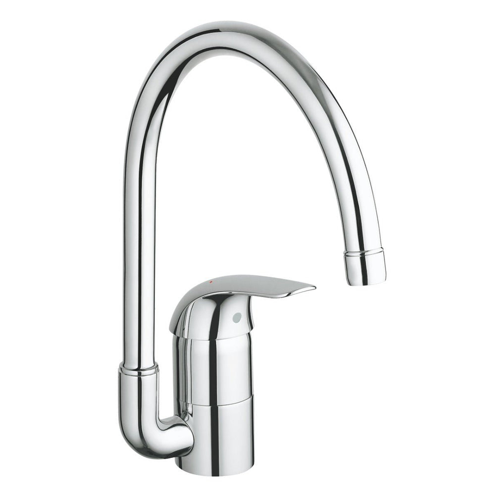 Grohe Euroeco Single - lever Sink Mixer 1/2″ - Chrome - 32752000 - TAP 'N' SHOWER