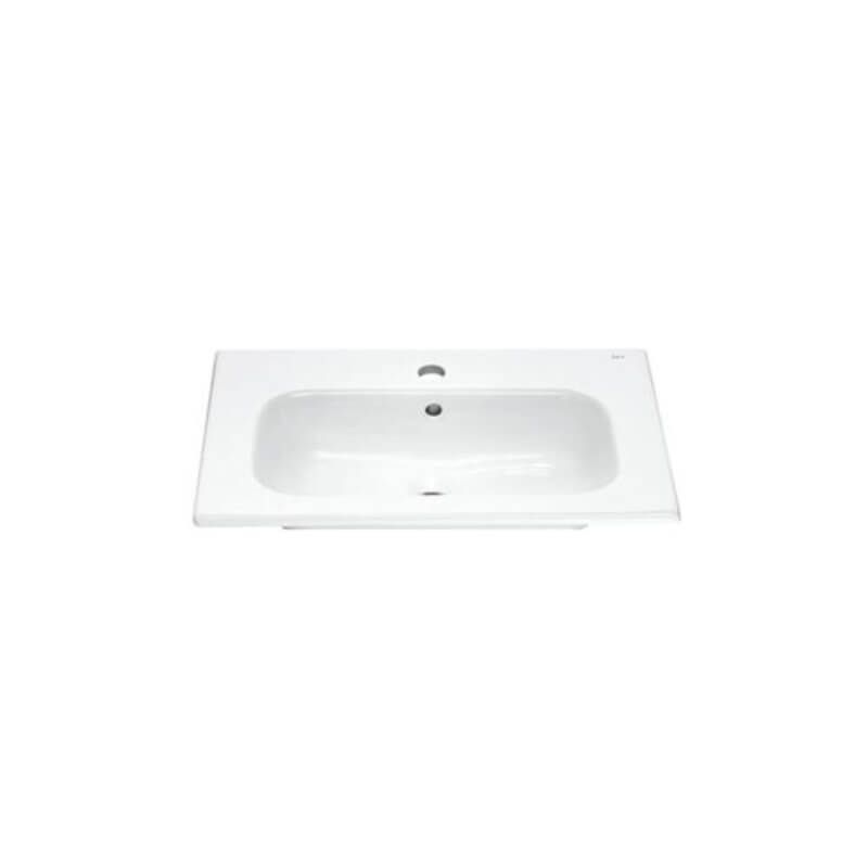 Roca Debba 1 Taphole Vanity Basin - White - 32799E000 - TAP 'N' SHOWER