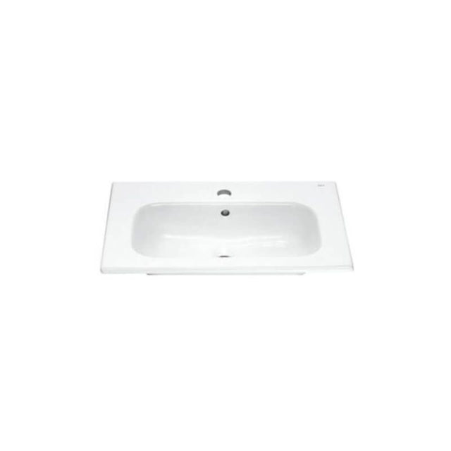 Roca Debba 1 Taphole Vanity Basin - White - 32799E000 - TAP 'N' SHOWER