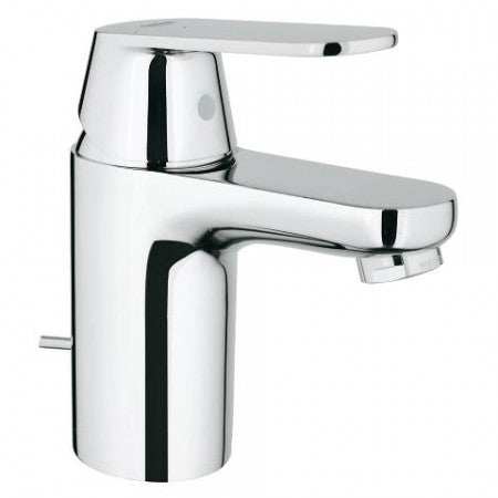 Grohe Eurosmart Cosmo Basin Mixer & Pop Up Waste, Energy Saving S - Size - Chrome - 23377 - TAP 'N' SHOWER