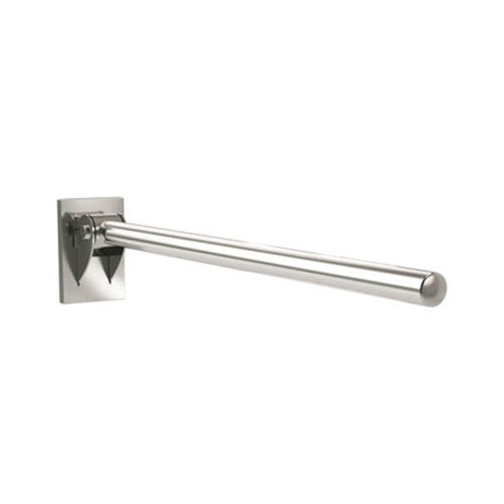 Bathex Friction Single Arm Concealed Stainless Steel Support Rail 800mm - Mirror Polished - 32930MP - TAP 'N' SHOWER