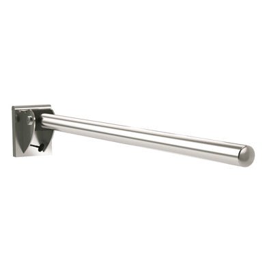 Bathex Friction Single Arm Concealed Stainless Steel Support Rail 800mm - Sateen Polish - 32930SP - TAP 'N' SHOWER