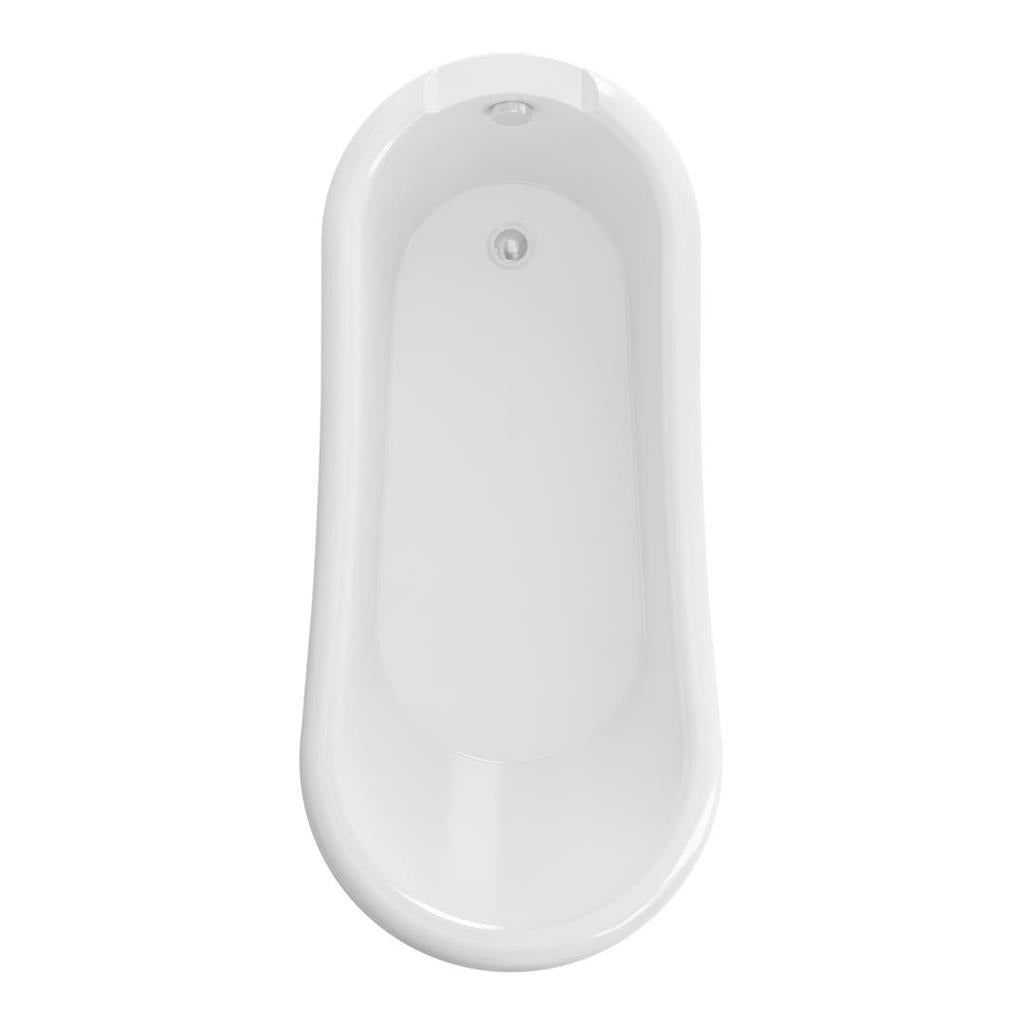 Eastbrook Trowbridge Freestanding Bath 1560mm x 720mm - Grey - 33.0021 - TAP 'N' SHOWER