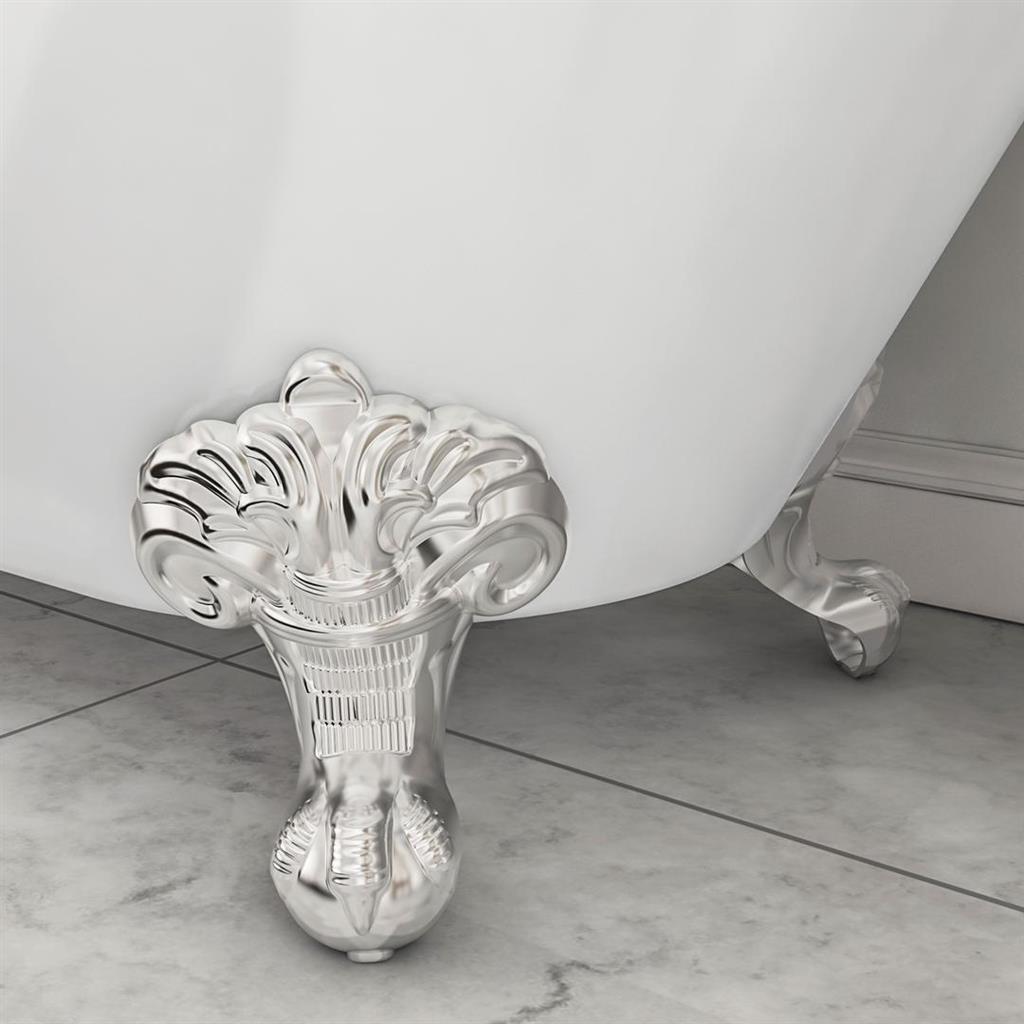 Eastbrook Richmond Freestanding Set of 4 Bath Legs - Chrome - 33.0031 - TAP 'N' SHOWER
