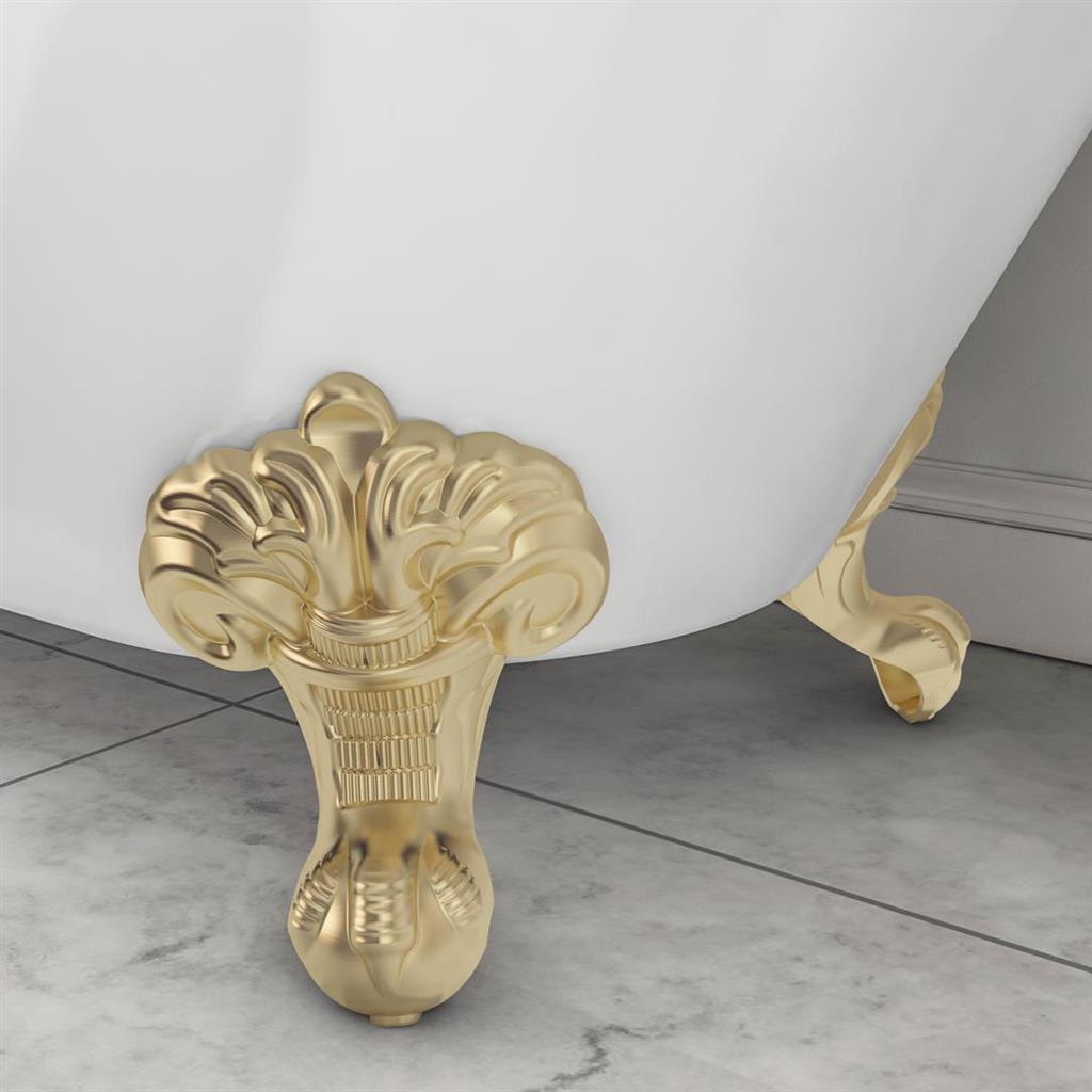 Eastbrook Richmond Freestanding Set of 4 Bath Legs - Brushed Brass - 33.0034 - TAP 'N' SHOWER