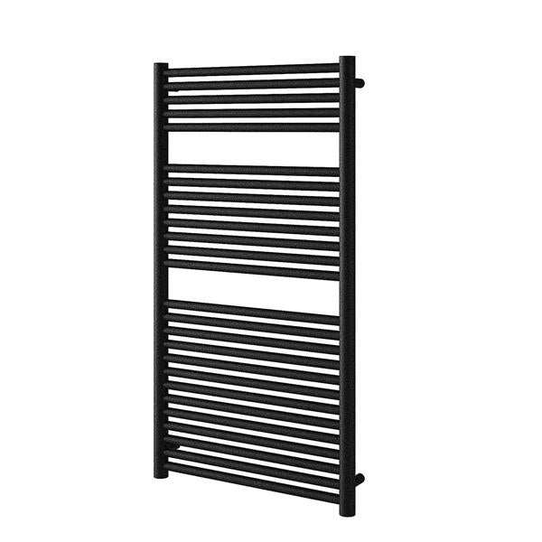 Radox Hercules 1500mm H black pearl anthracite straight designer heated towel rail